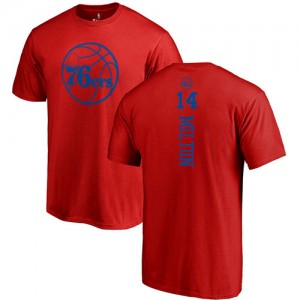 T-Shirts Basket Milton 76ers Homme & Enfant Nike Rouge One Color Backer No.14