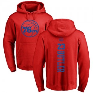 Hoodie De Basket Jimmy Butler 76ers Nike Homme & Enfant Pullover Rouge One Color Backer #23