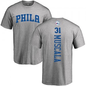 Nike NBA T-Shirt Muscala Philadelphia 76ers Homme & Enfant Ash Backer #31
