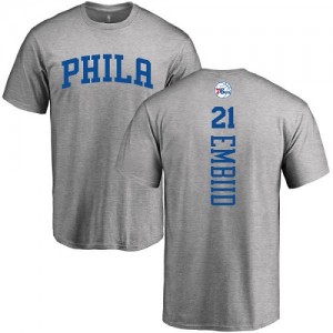 Nike NBA T-Shirt Basket Joel Embiid Philadelphia 76ers Ash Backer No.21 Homme & Enfant