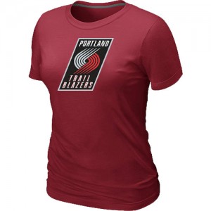  NBA Tee-Shirt De Basket Portland Trail Blazers Femme Rouge Big & Tall Primary Logo