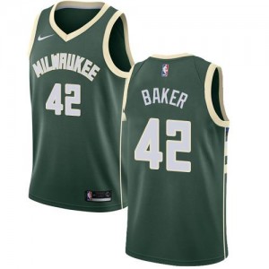 Nike NBA Maillots De Basket Baker Milwaukee Bucks No.42 vert Icon Edition Enfant