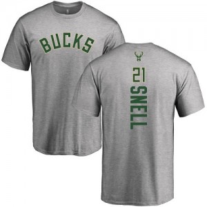 Nike NBA T-Shirt Basket Snell Bucks Homme & Enfant Ash Backer #21