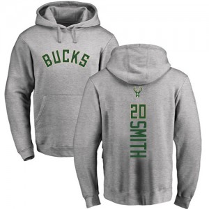 Nike Sweat à capuche De Basket Smith Bucks Homme & Enfant Ash Backer Pullover No.20