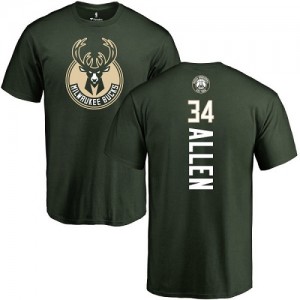 Nike NBA T-Shirts Basket Allen Milwaukee Bucks #34 vert Backer Homme & Enfant 