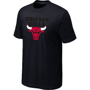  T-Shirt De Chicago Bulls Homme Noir Big & Tall Short Sleeve