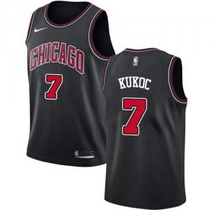 Nike NBA Maillot Basket Toni Kukoc Bulls #7 Noir Statement Edition Homme