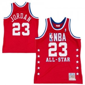 Mitchell and Ness Maillot Michael Jordan Chicago Bulls Rouge 1992 All Star Throwback No.23 Homme