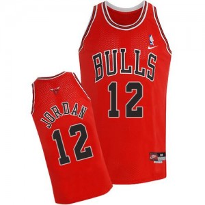 Maillot Basket Michael Jordan Chicago Bulls Rouge #12 Nike Homme Throwback