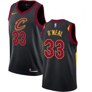Nike NBA Maillot De O'Neal Cleveland Cavaliers Homme Noir Statement Edition No.33