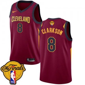 Maillots Jordan Clarkson Cavaliers Homme 2018 Finals Bound Icon Edition Marron Nike No.8