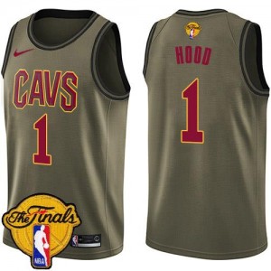 Nike Maillots Rodney Hood Cavaliers 2018 Finals Bound City Edition #1 Homme Gris