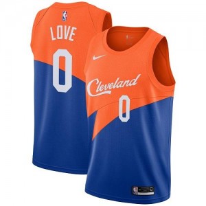 Nike NBA Maillot Love Cleveland Cavaliers City Edition #0 Enfant Bleu