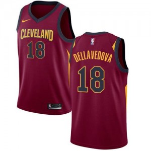 Nike Maillot Basket Dellavedova Cleveland Cavaliers No.18 Marron Icon Edition Enfant