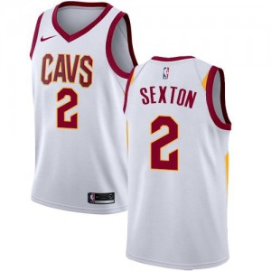 Nike NBA Maillot De Collin Sexton Cleveland Cavaliers Association Edition #2 Blanc Homme