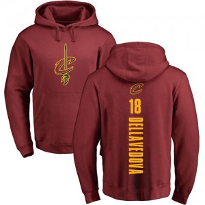Sweat à capuche Matthew Dellavedova Cleveland Cavaliers Marron Backer #18 Homme & Enfant Pullover Nike