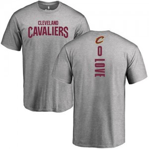 T-Shirts De Love Cleveland Cavaliers #0 Nike Ash Backer Homme & Enfant 