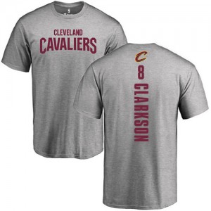 Nike T-Shirt De Jordan Clarkson Cavaliers No.8 Homme & Enfant Ash Backer