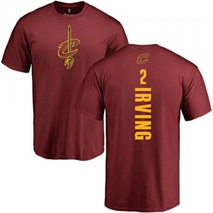 Nike NBA T-Shirt De Basket Irving Cleveland Cavaliers Homme & Enfant #2 Marron Backer