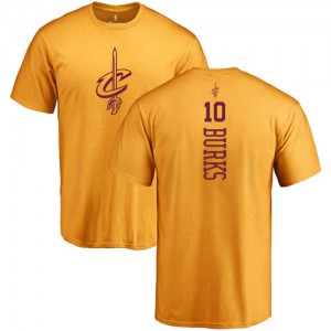 Nike NBA T-Shirts De Burks Cleveland Cavaliers #10 Homme & Enfant or One Color Backer