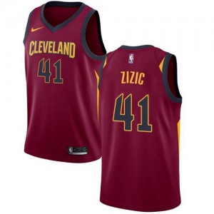 Nike Maillot De Basket Zizic Cleveland Cavaliers Icon Edition No.41 Marron Homme