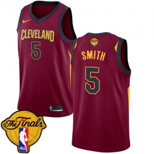 Nike Maillots De Basket Smith Cleveland Cavaliers #5 2018 Finals Bound Icon Edition Marron Homme
