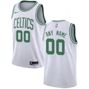 Personnalisé Maillot De Boston Celtics Blanc Association Edition Enfant Nike