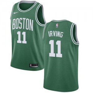 Nike Maillot De Basket Kyrie Irving Boston Celtics vert Homme No.11 Icon Edition