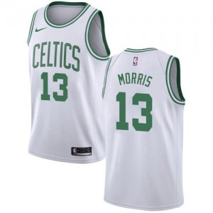 Nike Maillots Marcus Morris Boston Celtics No.13 Blanc Homme Association Edition