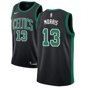Nike NBA Maillots Marcus Morris Celtics Statement Edition Noir Homme #13