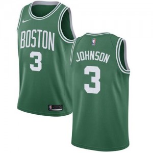 Nike Maillot Johnson Celtics vert Icon Edition #3 Homme