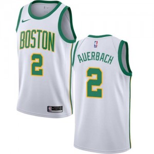 Nike Maillots De Basket Red Auerbach Celtics No.2 City Edition Blanc Enfant