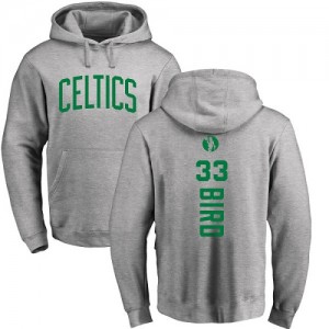 Nike NBA Sweat à capuche Basket Bird Celtics #33 Homme & Enfant Ash Backer Pullover