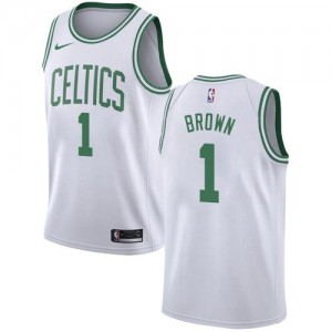 Nike NBA Maillots De Walter Brown Celtics #1 Homme Association Edition Blanc