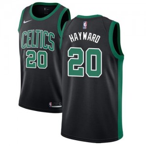 Nike Maillot De Hayward Boston Celtics No.20 Enfant Statement Edition Noir