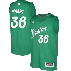 Adidas Maillot Basket Marcus Smart Boston Celtics 2016-2017 Christmas Day Homme vert No.36