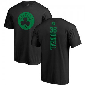 Nike NBA T-Shirts De Basket O'Neal Boston Celtics #36 Backer noir une couleur Homme & Enfant