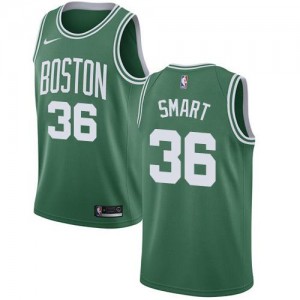 Nike Maillots De Basket Marcus Smart Boston Celtics Homme No.36 vert Icon Edition