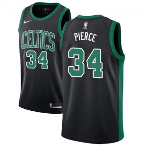 Maillots De Paul Pierce Boston Celtics Noir Nike #34 Statement Edition Homme