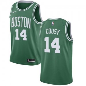 Nike NBA Maillots Basket Bob Cousy Boston Celtics No.14 vert Icon Edition Enfant