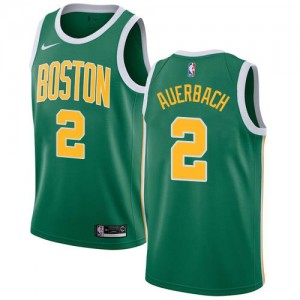 Nike NBA Maillots Auerbach Celtics Earned Edition Enfant No.2 vert