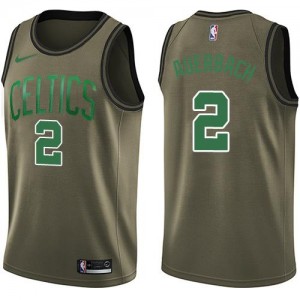 Maillots De Basket Red Auerbach Boston Celtics vert No.2 Nike Enfant Salute to Service