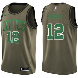 Maillots Basket Terry Rozier Boston Celtics Nike Salute to Service Homme vert #12