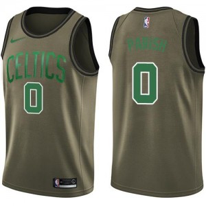 Maillots Basket Robert Parish Boston Celtics Salute to Service No.0 vert Nike Enfant
