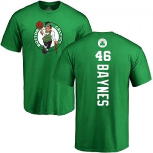 T-Shirt De Basket Baynes Boston Celtics Nike Homme & Enfant #46 Jaune vert Backer