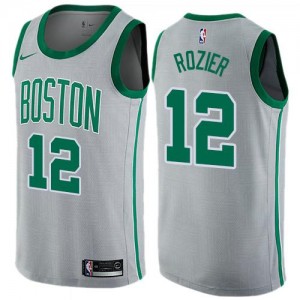 Nike NBA Maillot De Basket Rozier Boston Celtics No.12 Gris City Edition Enfant