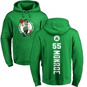 Nike Sweat à capuche Greg Monroe Boston Celtics Jaune vert Backer #55 Pullover Homme & Enfant