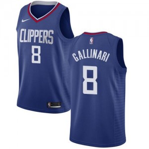 Nike Maillot Basket Gallinari Los Angeles Clippers Homme Icon Edition #8 Bleu