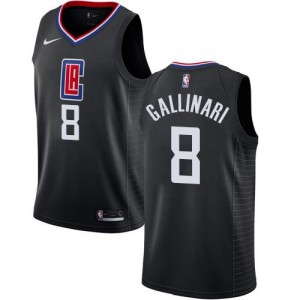 Nike NBA Maillot De Basket Danilo Gallinari Los Angeles Clippers Statement Edition Homme No.8 Noir