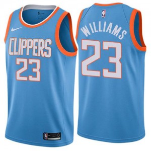 Nike NBA Maillot De Williams Clippers Bleu Homme #23 City Edition